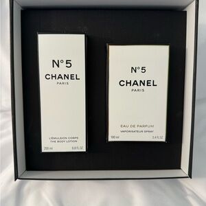 New Chanel No. 5 Eau de Parfum and Body Lotion Set